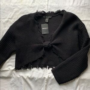Forever 21 tie-front sweater SOLD